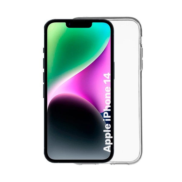 Jc funda trasera silicona transparente / apple iphone 14
