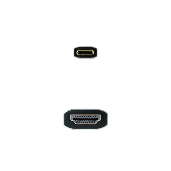 Nanocable conversor usb-c a hdmi 2.1 8k@60hz 1.8m