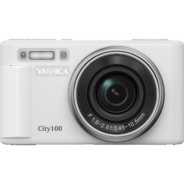 Yashica city 100 white / cámara compacta