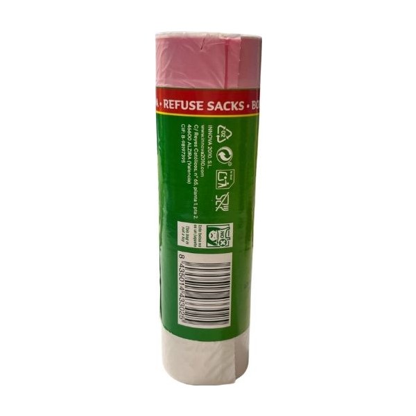 Mihogar bolsas de basura Baño 10L 25 unidades